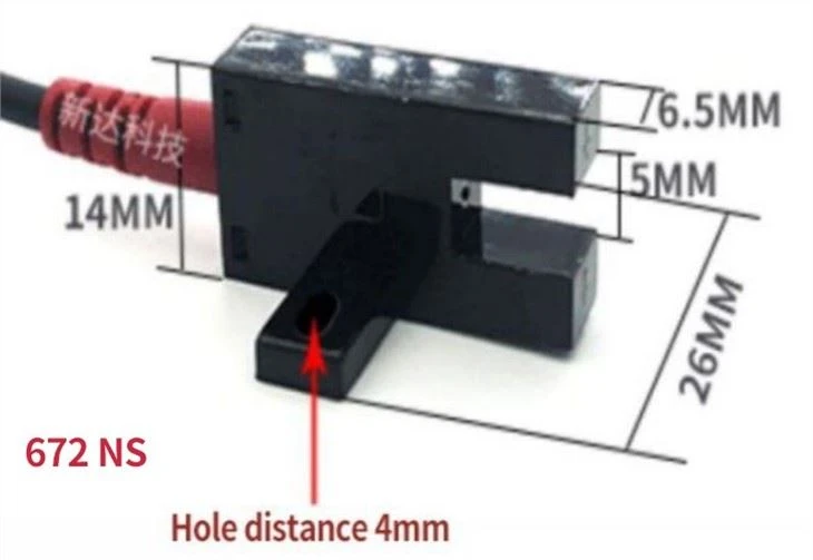 Customizable U-slot Photoelectric Switch Proximity Sensor PNP NO NC